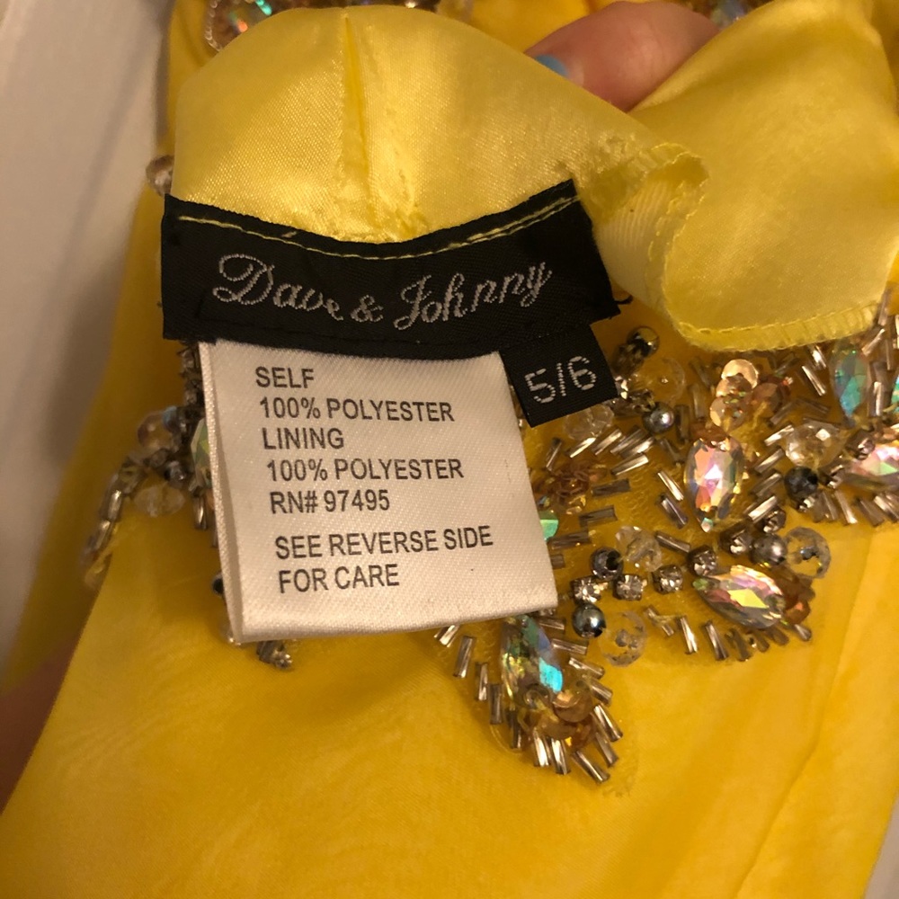 ⭐️FORMAL DRESS⭐️ | Size 5/6 | Yellow - Picture 8 of 13